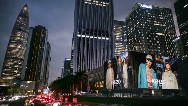 The 3D Visual-Effect LED Display at MixC Shenzhen Bay