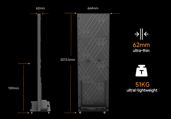 Ultra-Thin & Lightweight Design